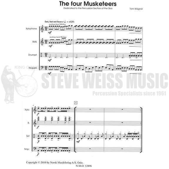 Wagner-Four Musketeers, The (SP)-B/X/4T/DS