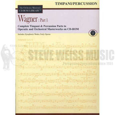 Wagner Part 1:-Complete Timpani/Percussion Parts to Operatic and Orchestral Masterworks on CD-ROM