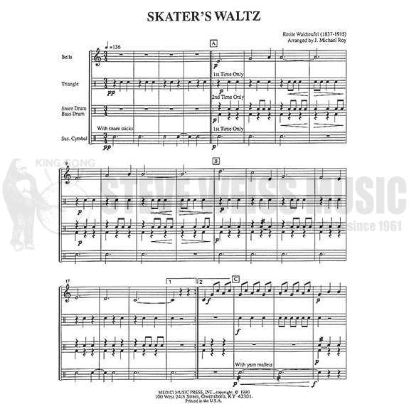 Waldteufel-Skater's Waltz arr. Roy (SP)