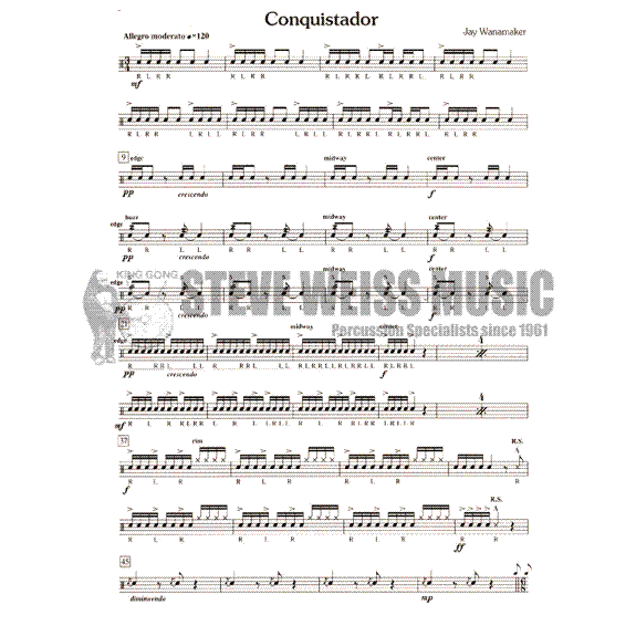 Wanamaker-Alfred's Rudimental Contest Solos-SD