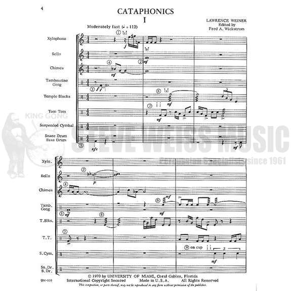 Weiner-Cataphonics(SP)