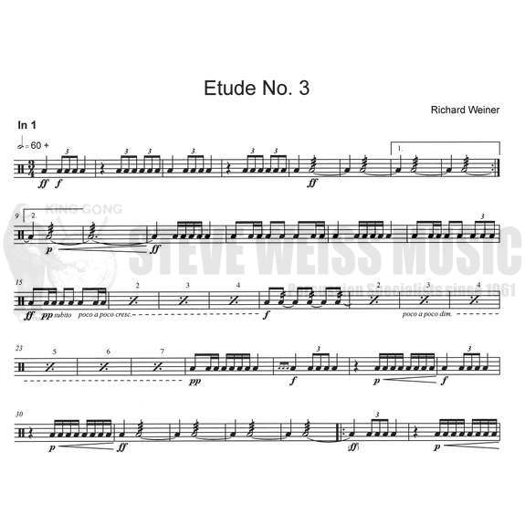 Weiner-Etudes for Snare Drum