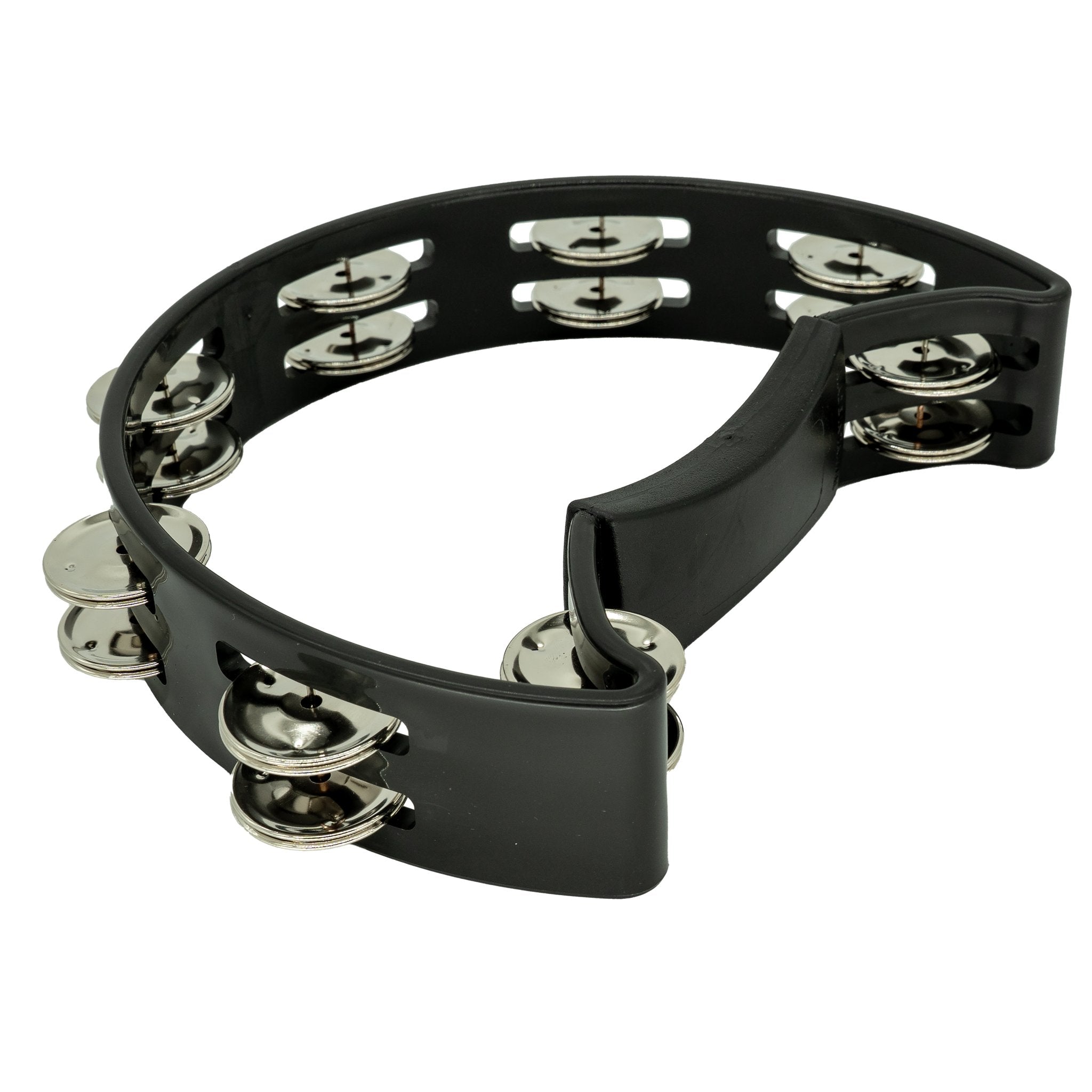 Weiss Tambourine Half Moon Handle