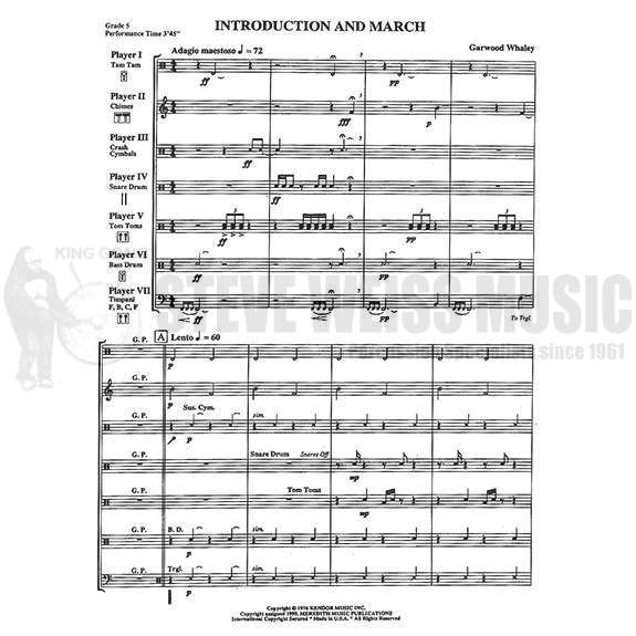 Whaley-Introduction & March (SP)-B/C/X/4T/P