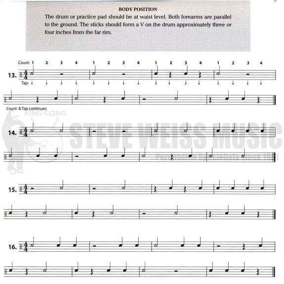 Whaley-Rhythm Reading for Drums Book 1