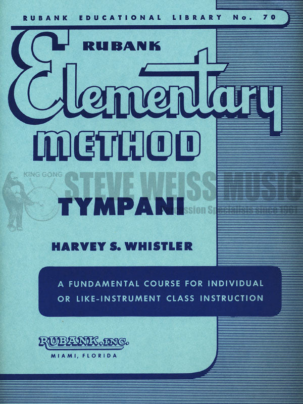 Whistler-Elementary Method for Timpani