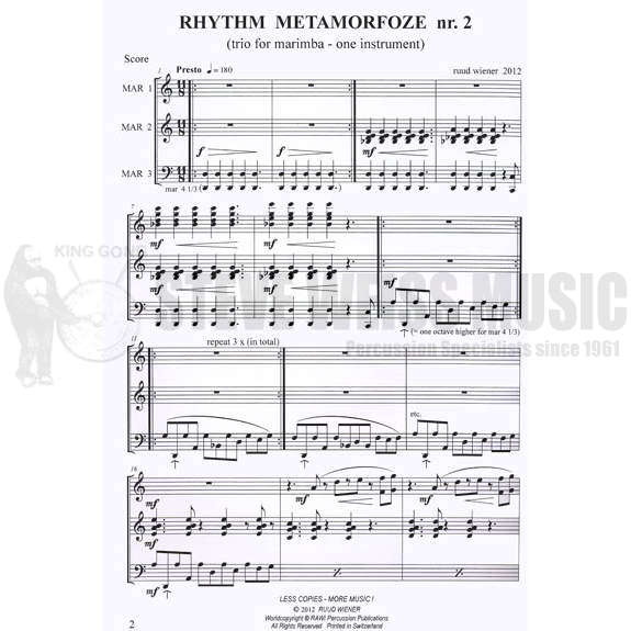 Wiener-Rhythm Metaforize No.2 (SP)-M (3 players)