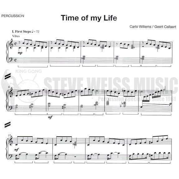 Willems/Callaert-Time of my Life  (SP)-V/4T/P/PN OS