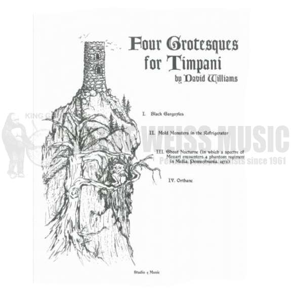 Williams-Four Grotesques for Timpani-4T