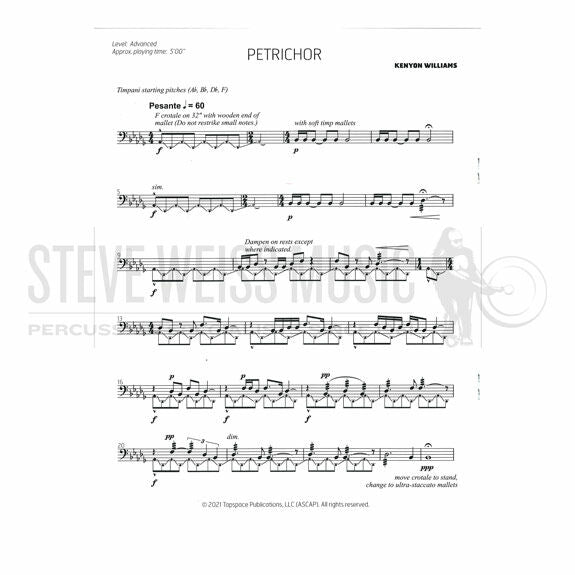 Williams-Petrichor-4T/Cro./2 woodblocks