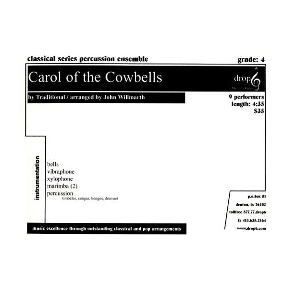 Willmarth-Carol of the Cowbells(SP)-B/V/X/2M/DS/P