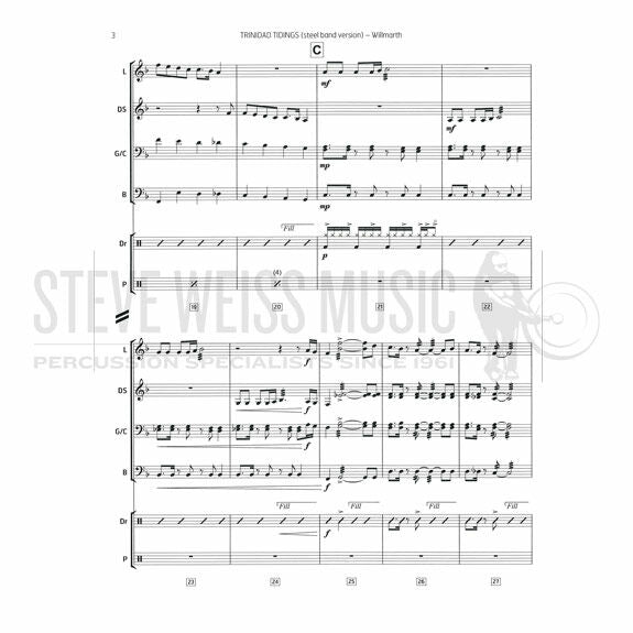 Willmarth-Trinidad Tidings (Steel Band Version) (SP)- Steel drs./DS/P