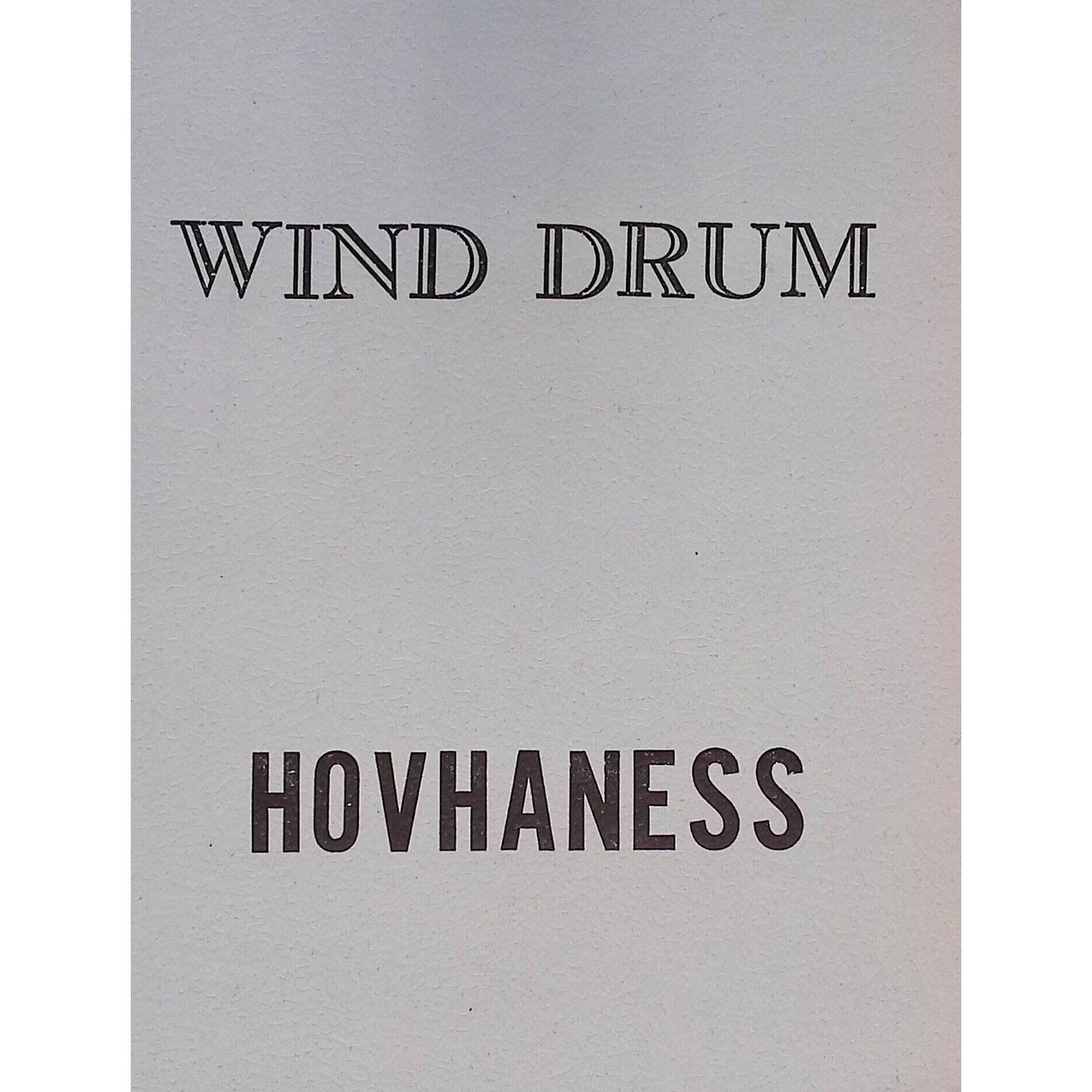 Wind Drum by Alan Hovhaness