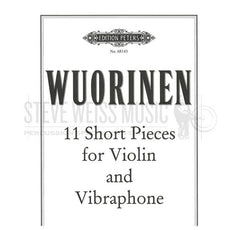 Wuorinen-Eleven Short Pieces for Violin and Vibraphone (S-n2)-V/VN