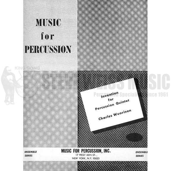 Wuorinen-Invention for Percussion Quintet (S)