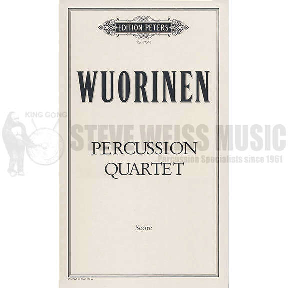Wuorinen-Percussion Quartet (S)-2V/Cro./2M/4T/P