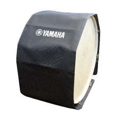 Yamaha 32"x14" Marching Bass Drum Cover w/ Logo - Black YAM-BDC32S