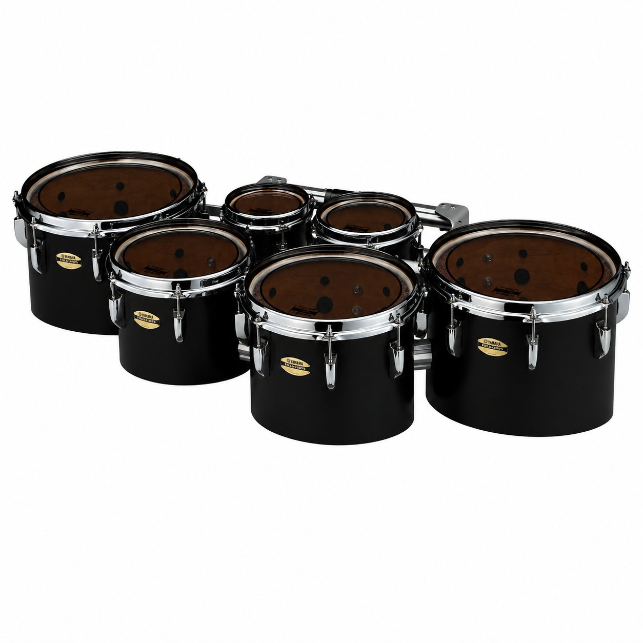 Yamaha 8400 Series Field-Corps Marching Tenor Set Black Forest MTD-680234B Angle