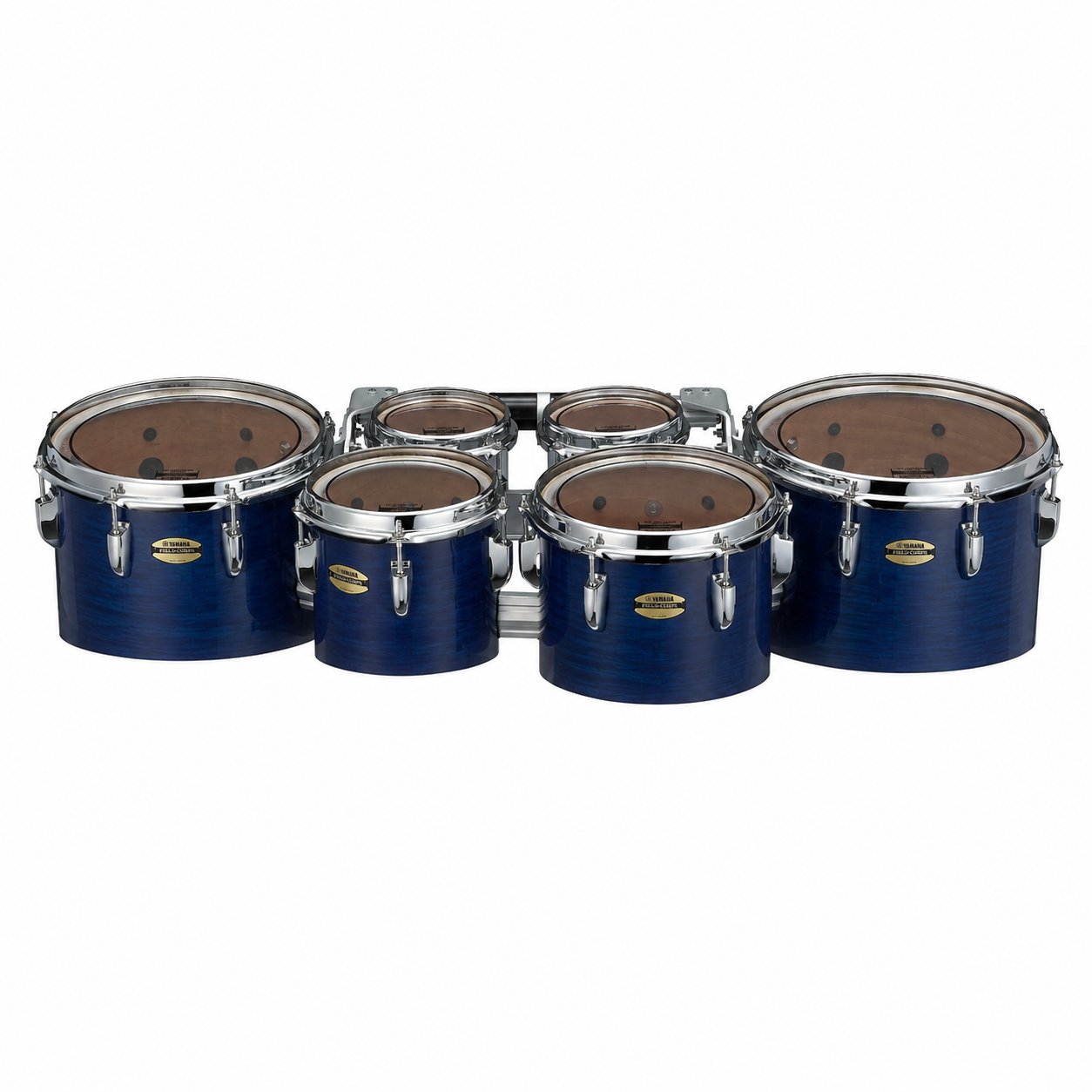 Yamaha 8400 Series Field-Corps Marching Tenor Set Blue Forest 6-6-8-10-12-13 MTD-668023BU Front