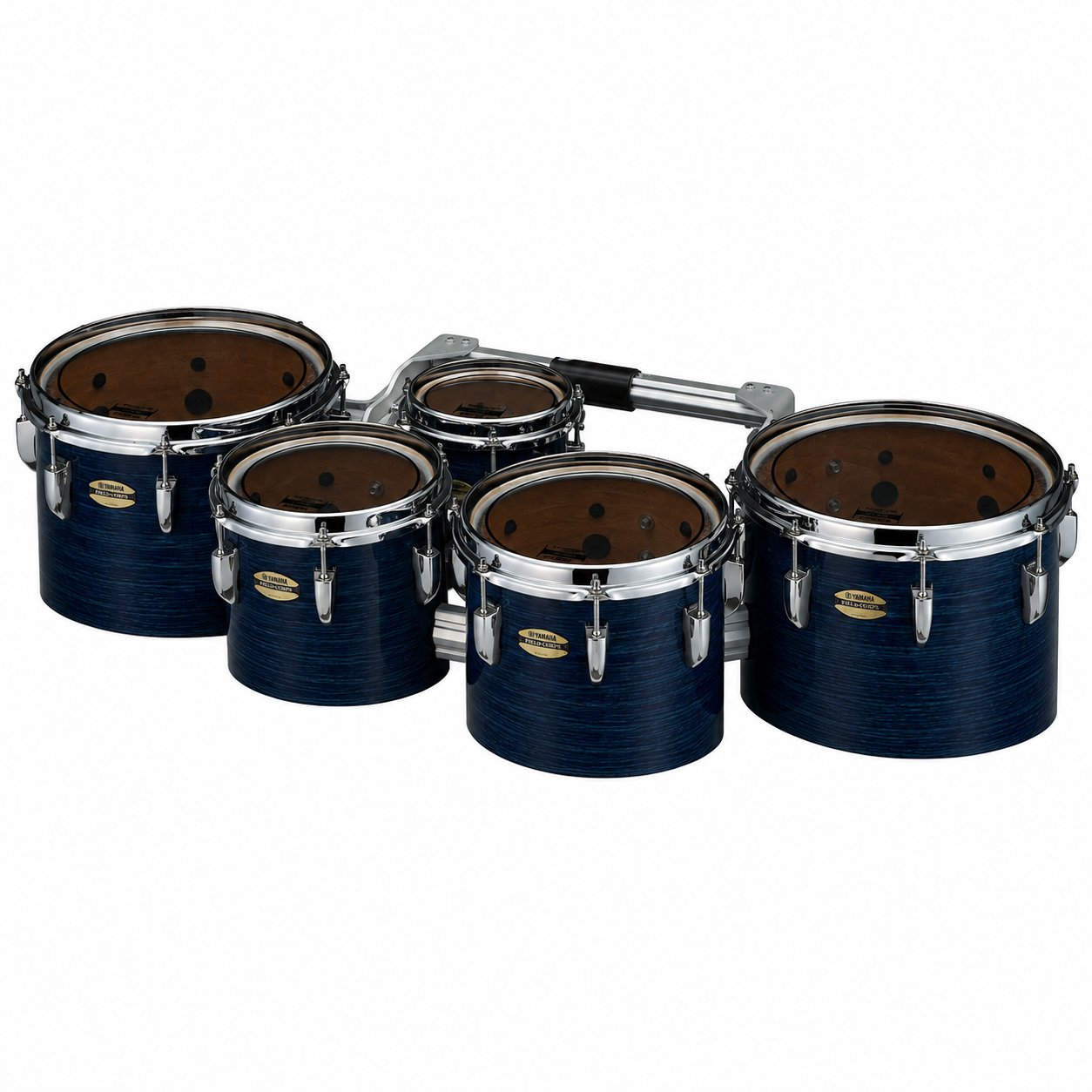 Yamaha 8400 Series Field-Corps Marching Tenor Set Blue Forest 6-8-10-12-13 angle MTD-68023BU