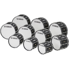 Yamaha Field-Corps Marching Bass Drum - 26" - Black Forest