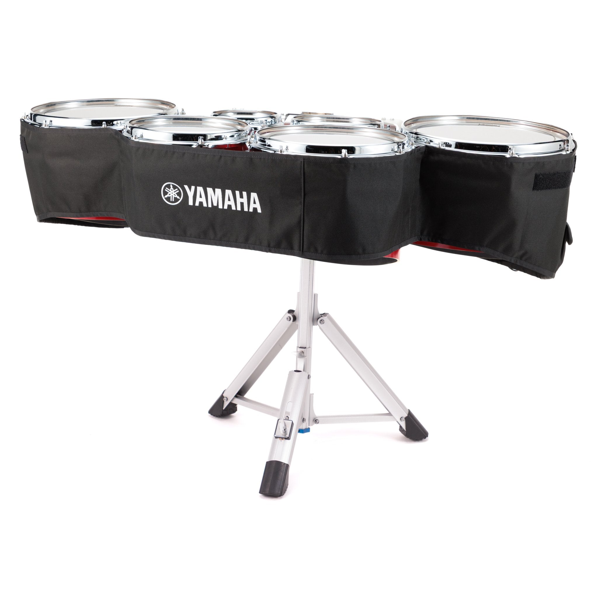 Yamaha Marching Tenor Set Cover with Logo - Black