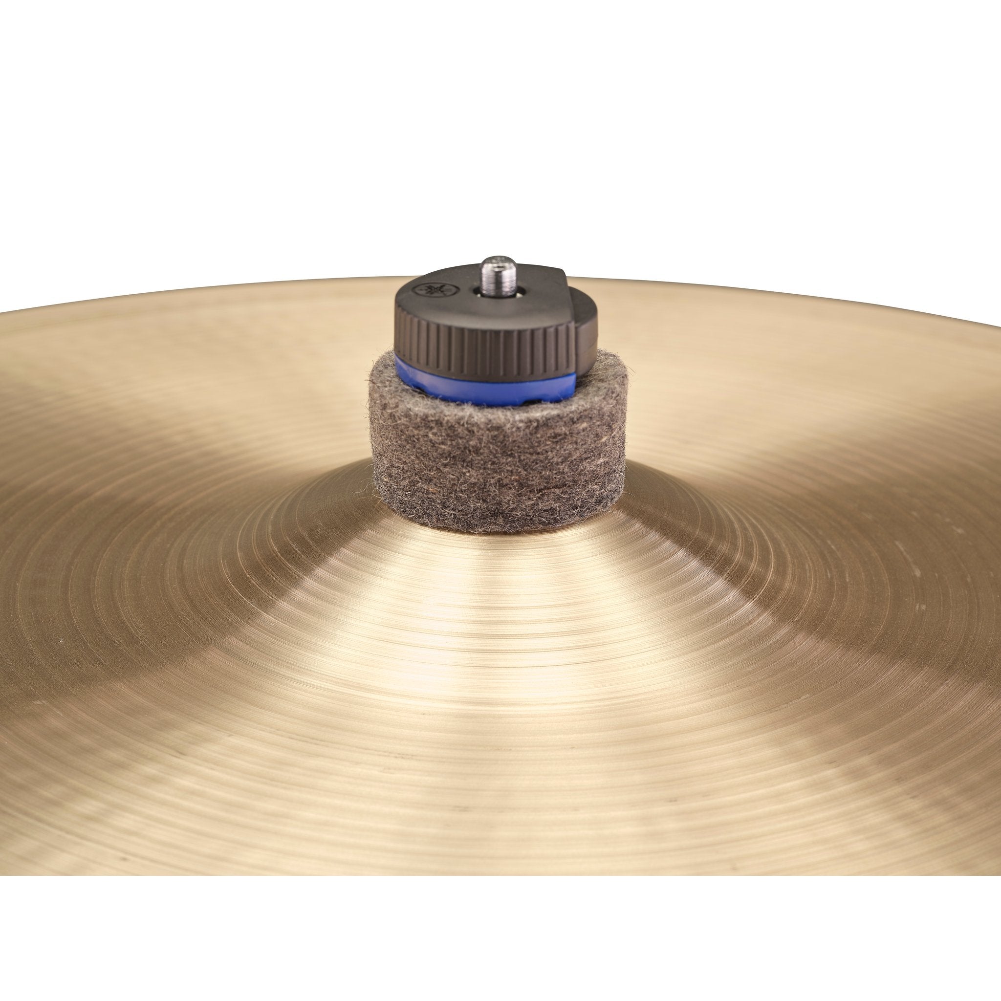 Yamaha QRN8 Cymbal Stand Quick Release Nut on cymbal 1