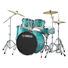 Yamaha Rydeen 5-piece Drum Set Shell Pack - 22" Bass Drum - Turquoise Glitter