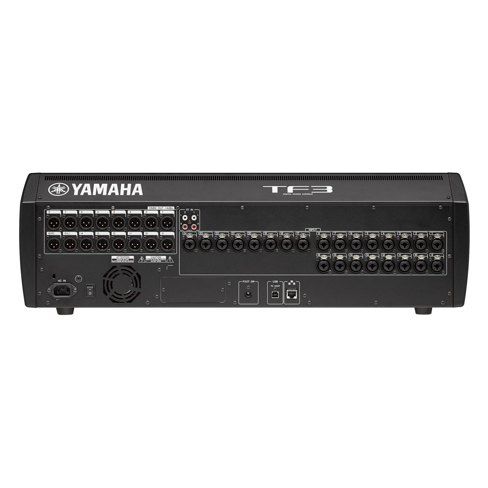 Yamaha TF3 Digital Mixer Rear Panel