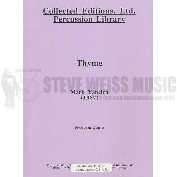 Yancich-Thyme(SP)