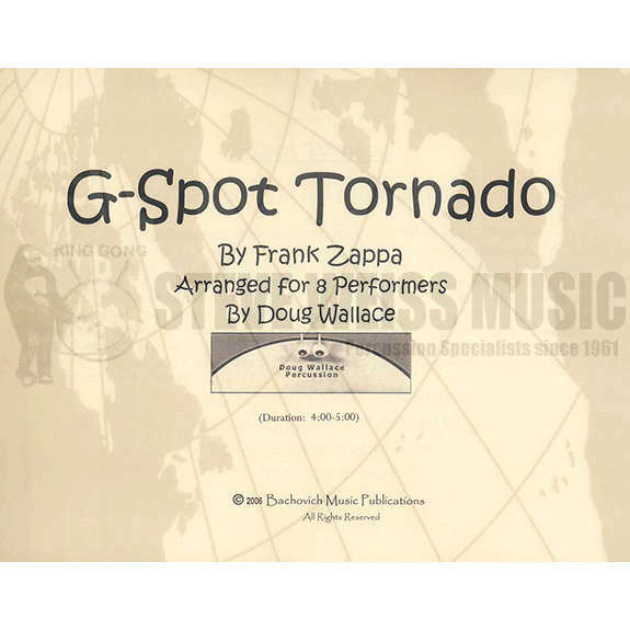Zappa-G-Spot Tornado arr. Wallace (SP)-2B/2V/2X/2M/2T/DS/P/BASS