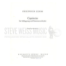 Zehm-Cappricio for Percussion and Chamber Orchestra
