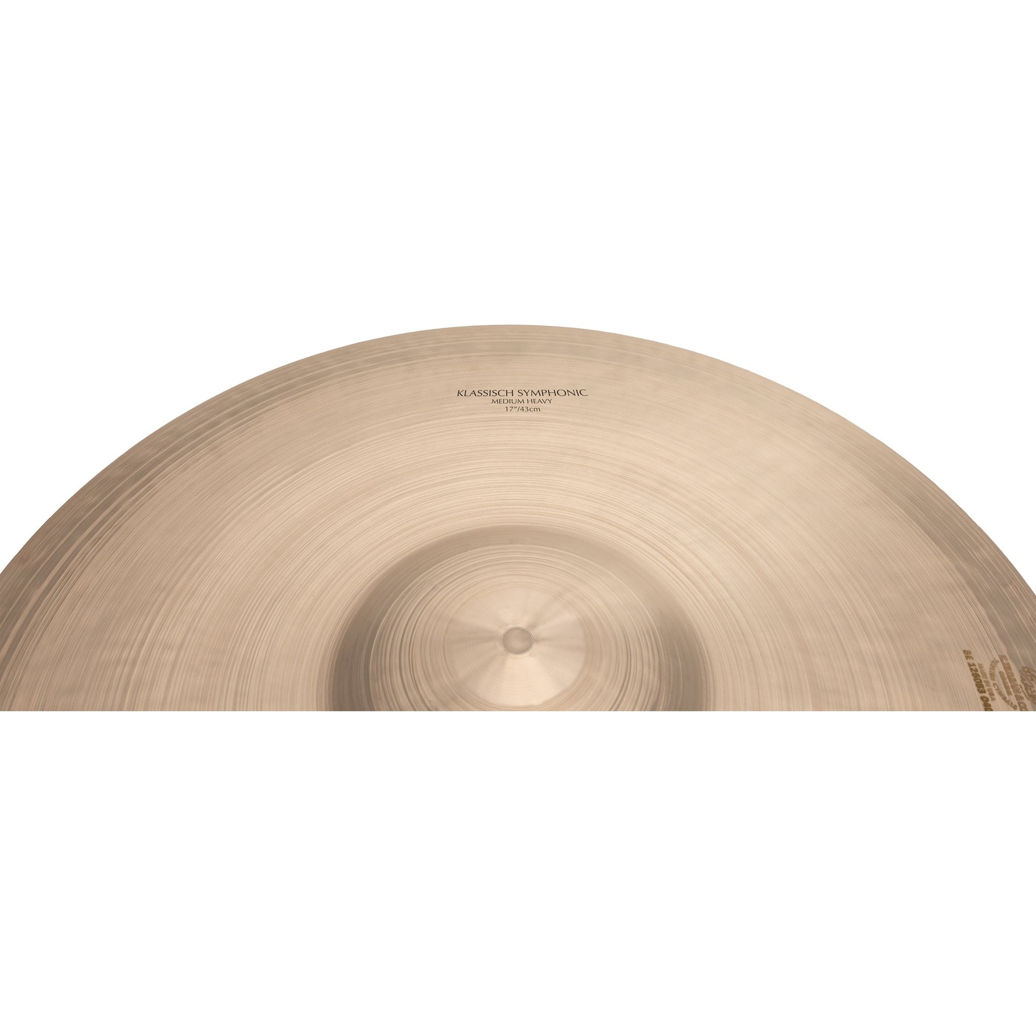 Zildjian 17" K Klassisch Symphonic Medium Heavy Cymbal Bell