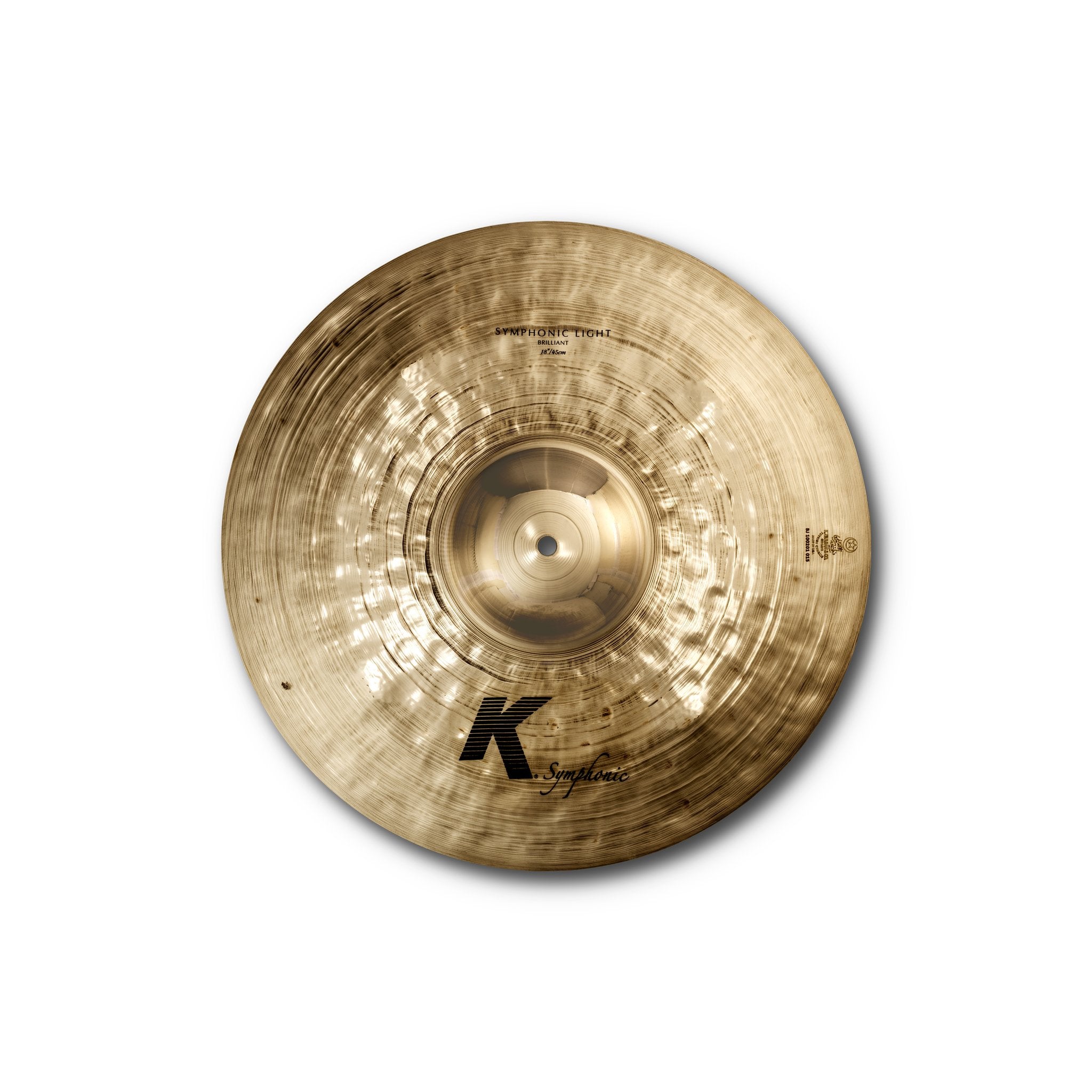 Zildjian 18" K Symphonic Light Brilliant Cymbal Pair - Image 2