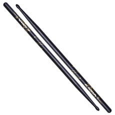 Zildjian 5a black finish wood tip drumsticks z5ab