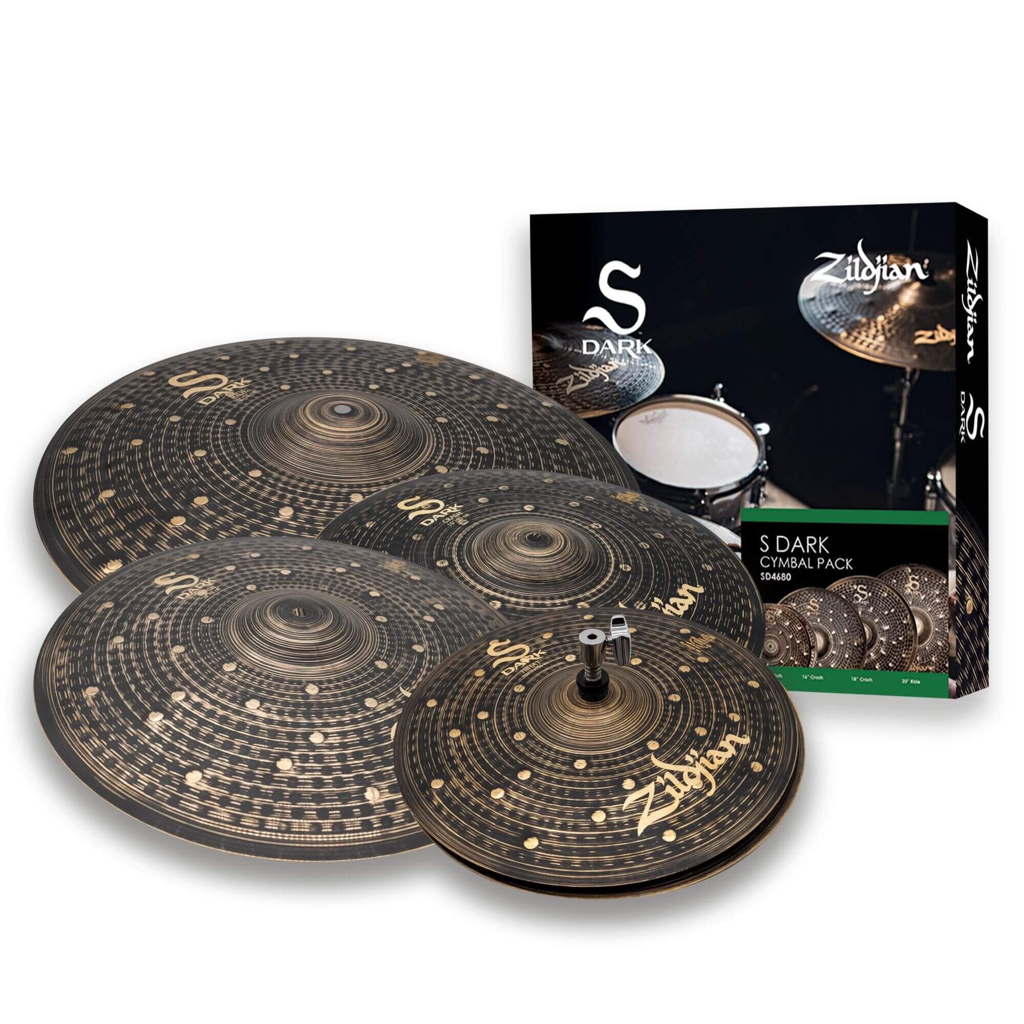 Zildjian S Dark Cymbal Pack SD4680