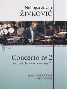 Zivkovic-Concerto No. 2 for Marimba Op. 25 (SP)-M/PN Red.