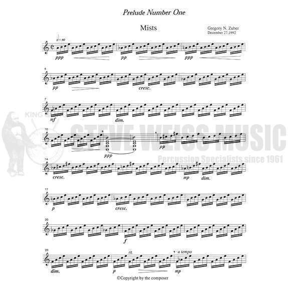 Zuber-Nine Preludes vol. 1-M