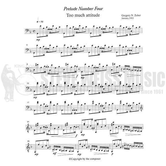 Zuber-Nine Preludes vol. 2-M